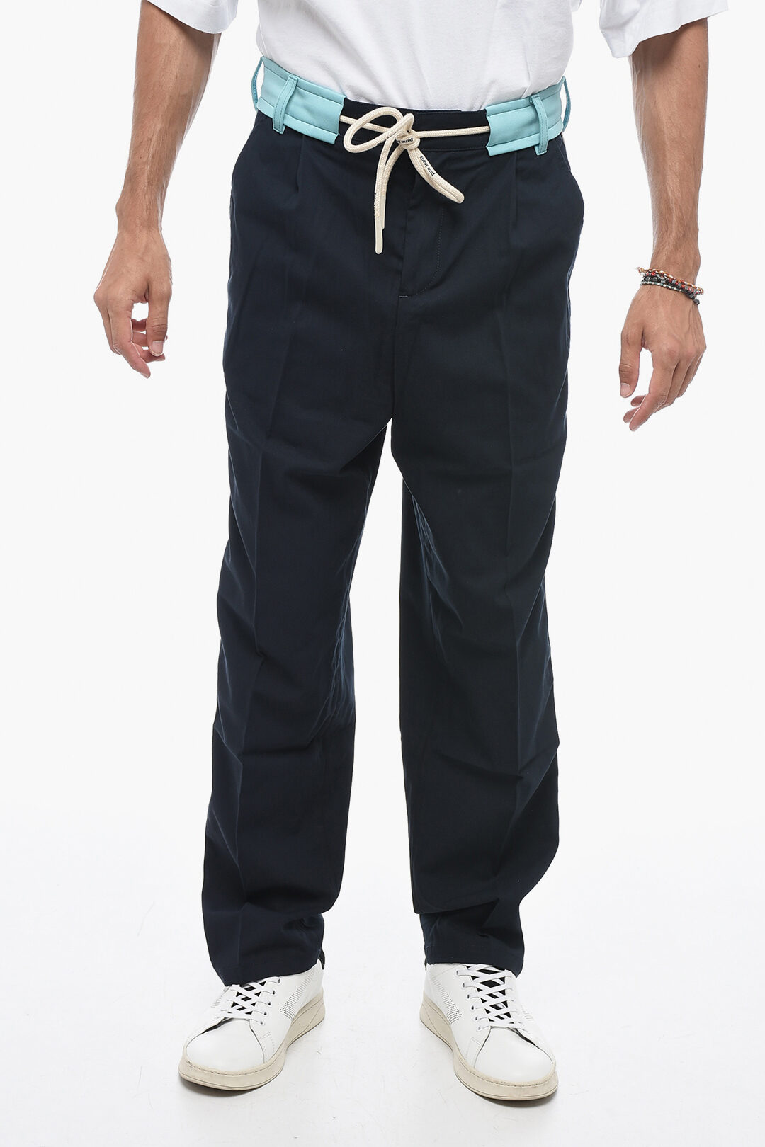 Palm Angels TRACK BELT Pants With Drawstrings men - Glamood