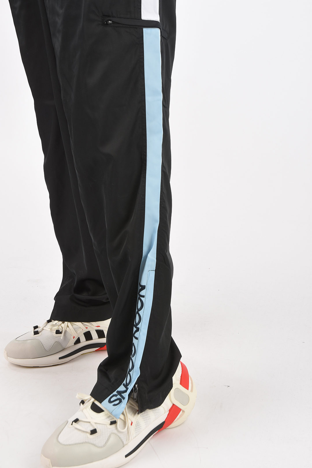 ankle zip track pants