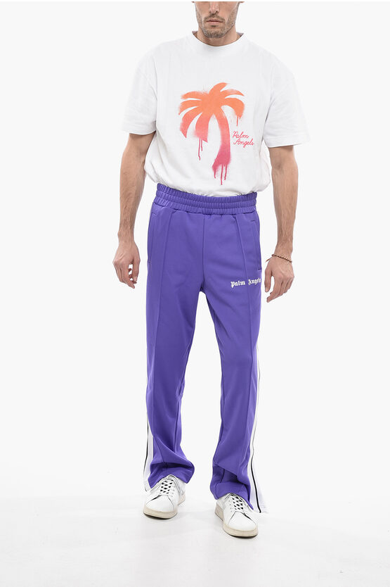 【関税＆送料込み】Palm Angels Track-Pants With Contrasting Palm Angels Track Pants with Contrasting side Bands and