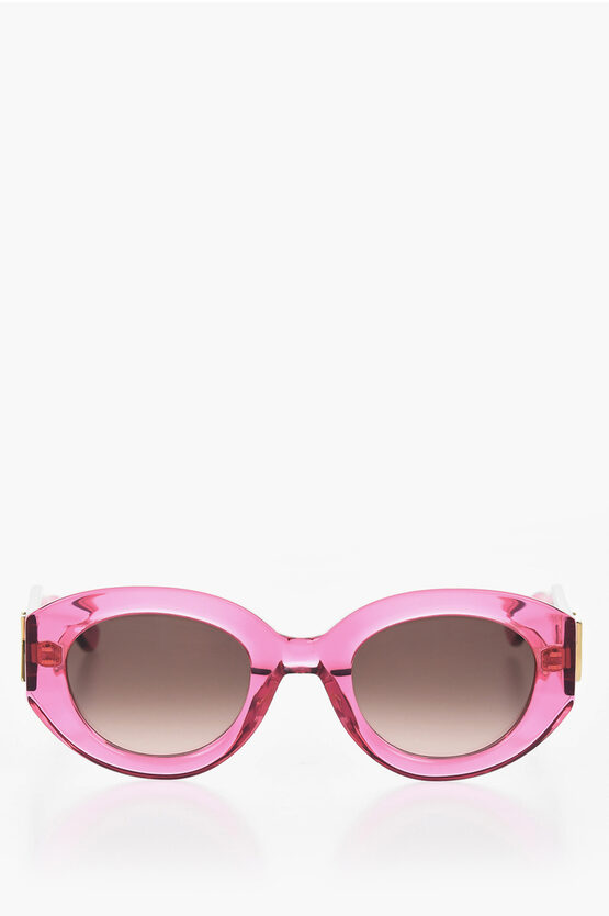 Emmanuelle Khanh Transparent Effect Oval Sunglasses
