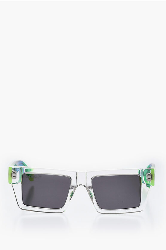 Off-white Transparent Nassau Sunglasses With Gradient Rods Grösse Unica