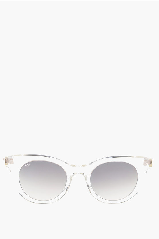 Oamc Transparent Oversized Sunglasses In White