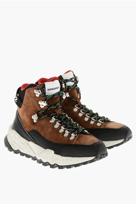 Dsquared2 Trekking Designed Free High-top Sneakers In Multi