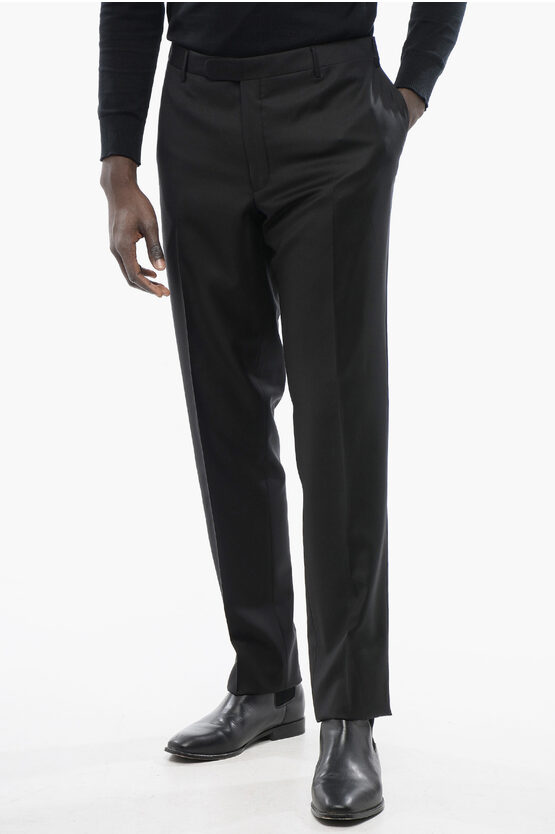 Corneliani Trend 4-pocketed Extrafine Virgin Wool Pants