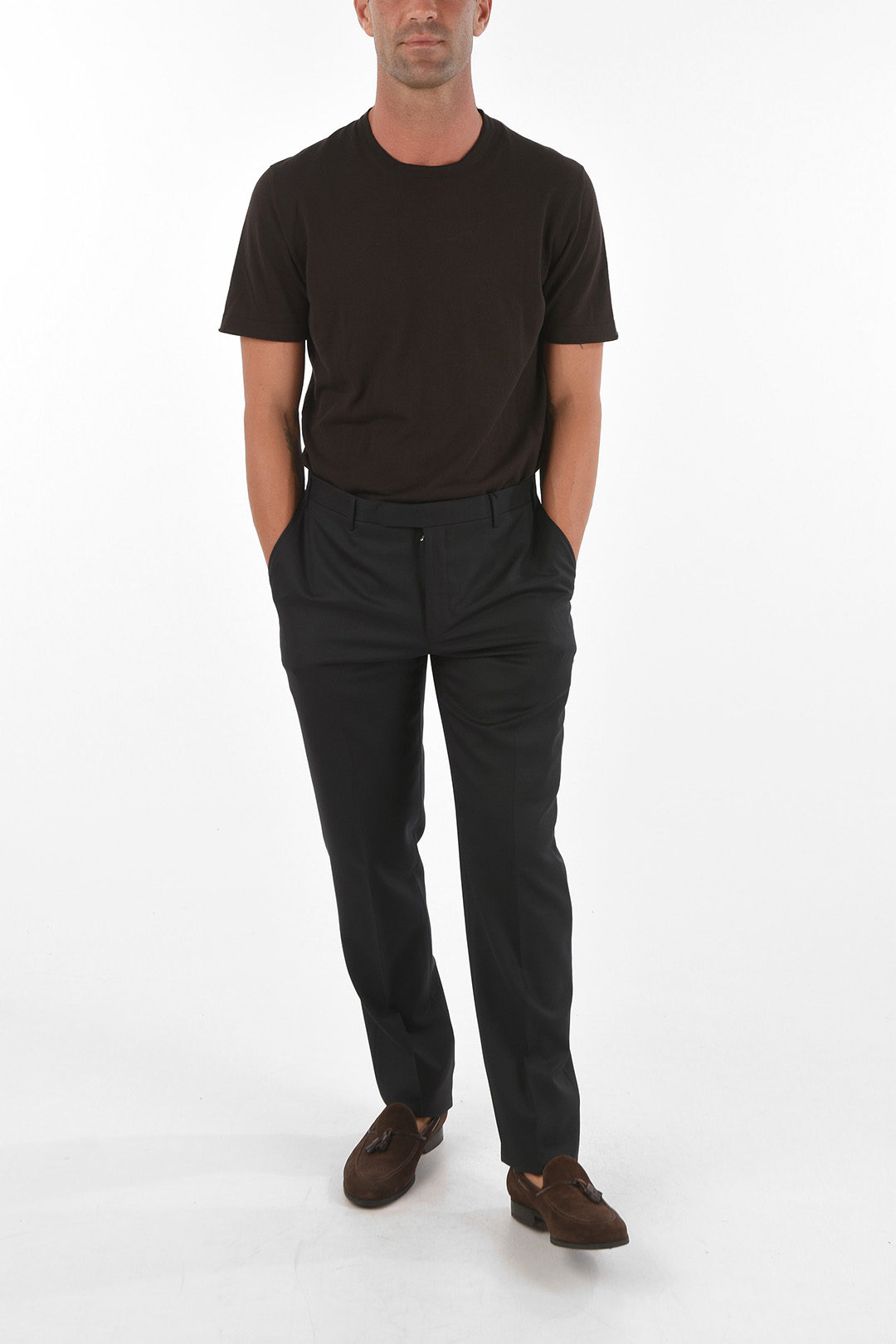 【爆売りセール開催中！】 Corneliani Glamood - men Pants Wool Virgin Extrafine TREND パンツ