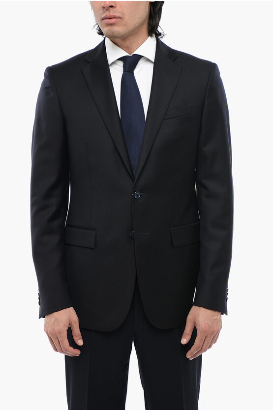 Corneliani Trend Virgin Wool Lined 2-button Blazer