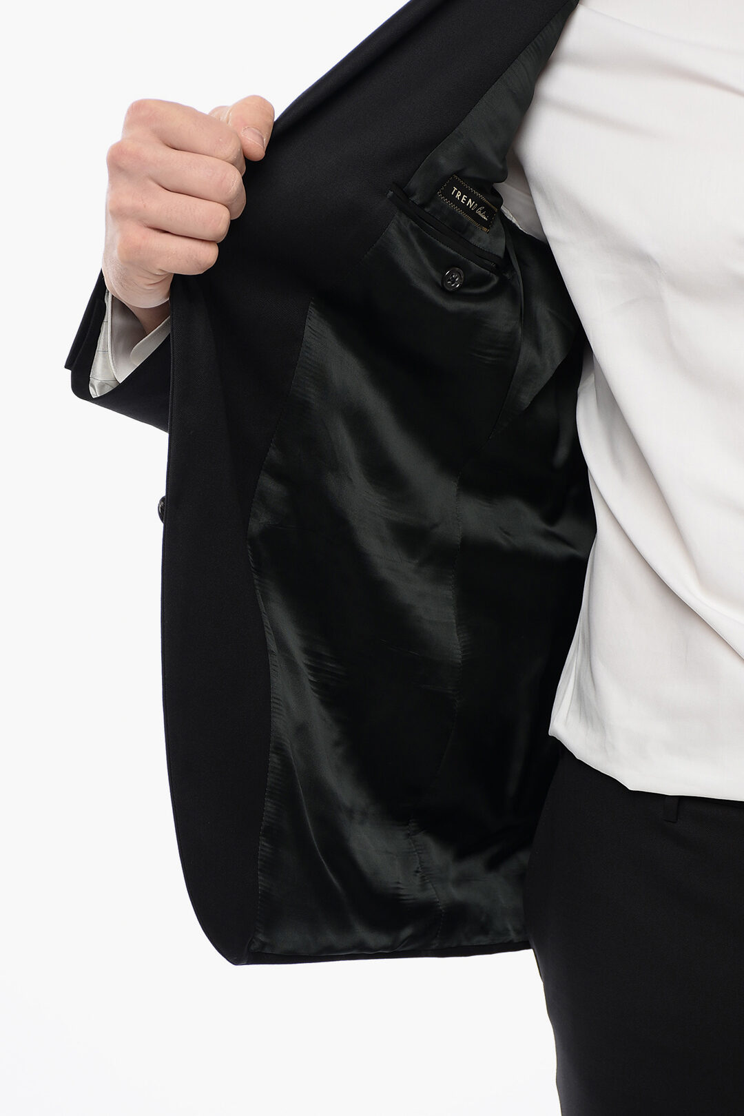 0040~center vent notch lapel 2-button DECO blazer