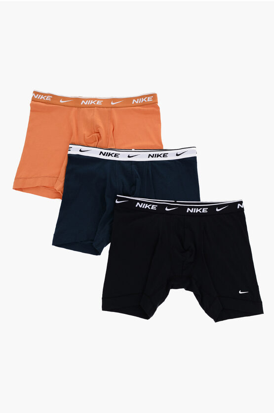 Shop Nike Tri-color 3 Pairs Of Boxer Set