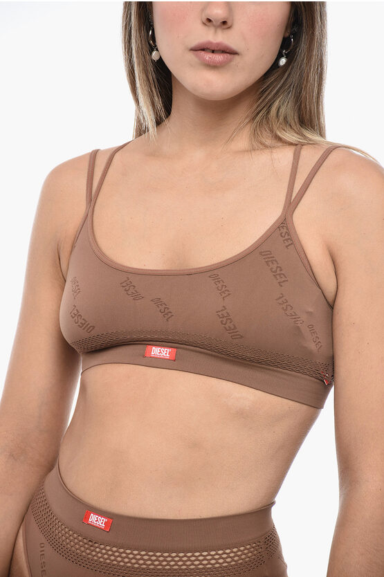 DIESEL TRILLY BRA WITH EMBRODERED LOGO 
