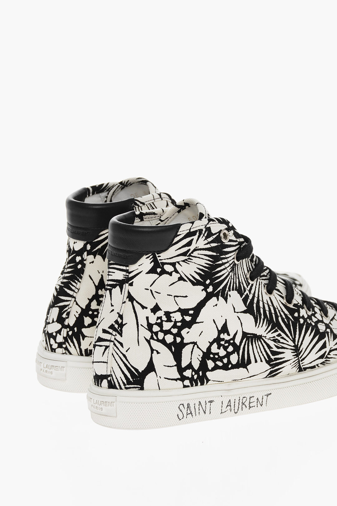 COOL！◇Malibu ハイトップ Sneaker◇Saint Laurent Saint Laurent Men's' Malibu High Top Sneakers in Black | LN-CC®