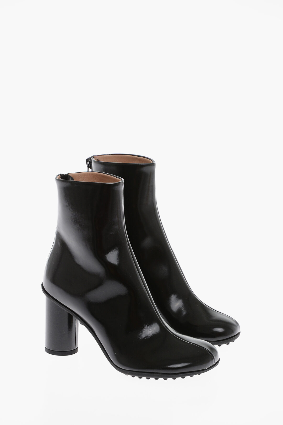 Bottega Veneta Tube Heel ATOMIC Leather Booties 10cm women