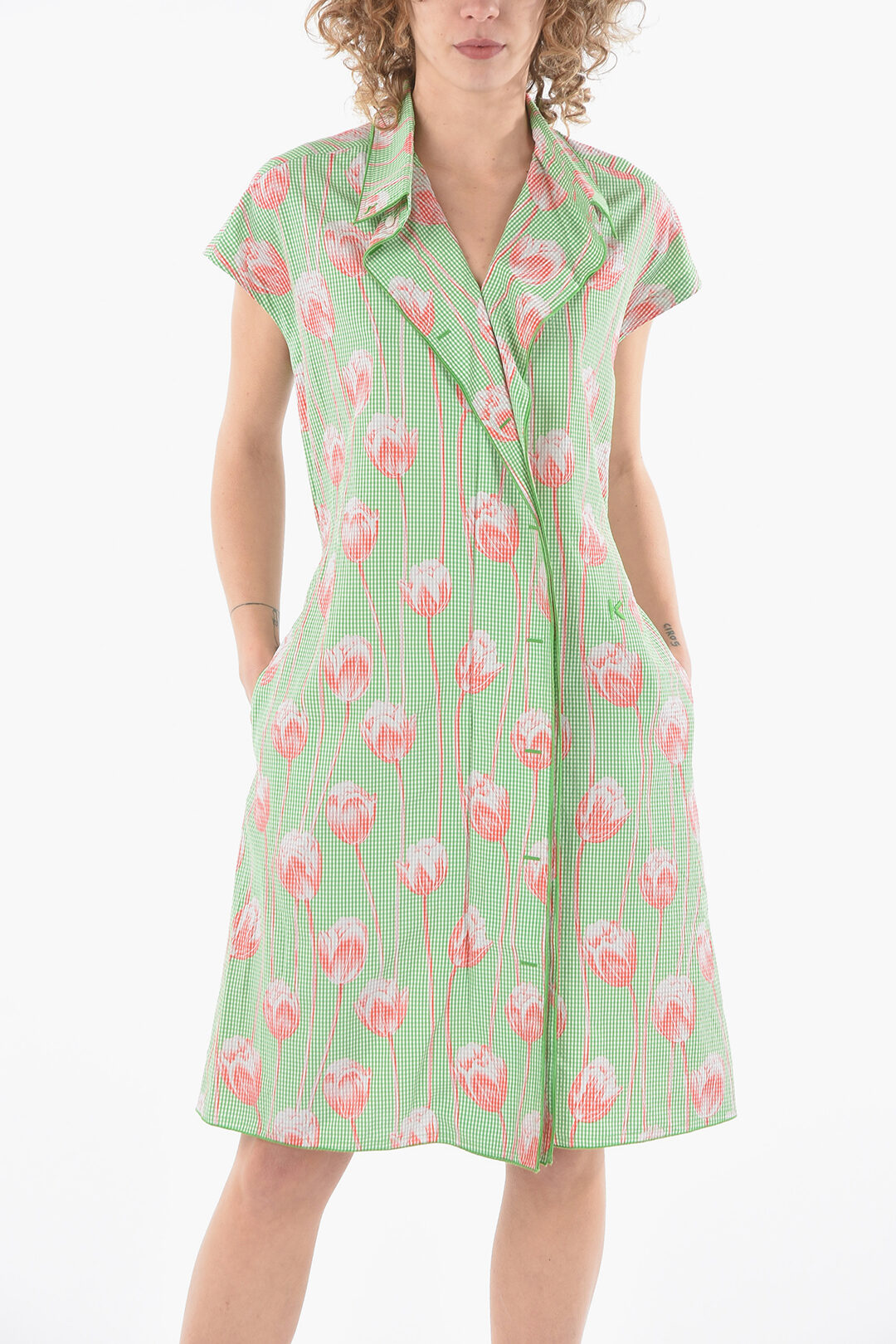 MICHAEL Michael Kors Tulip Chiffon Shirtdress