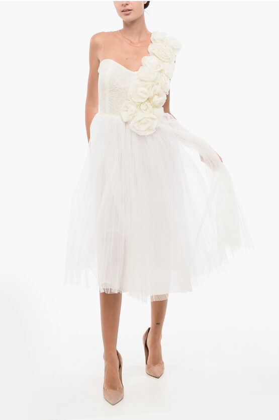 Tulle Flared Midi D… - image