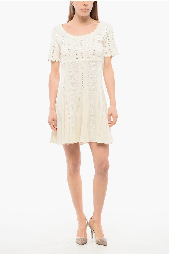Viktor & Rolf Tulle Flared Spinning Dress With Openwork Detail