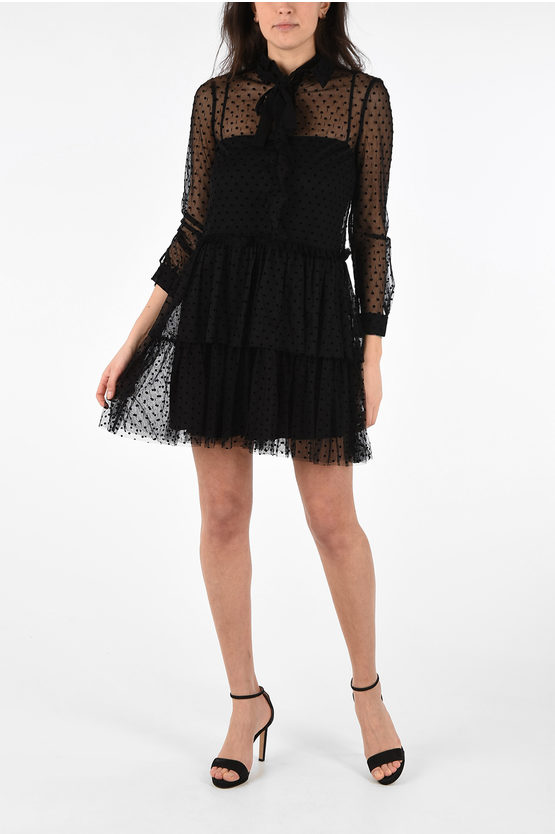 ブラウス tulle dot mini dress Penni mini dress – Line & Dot