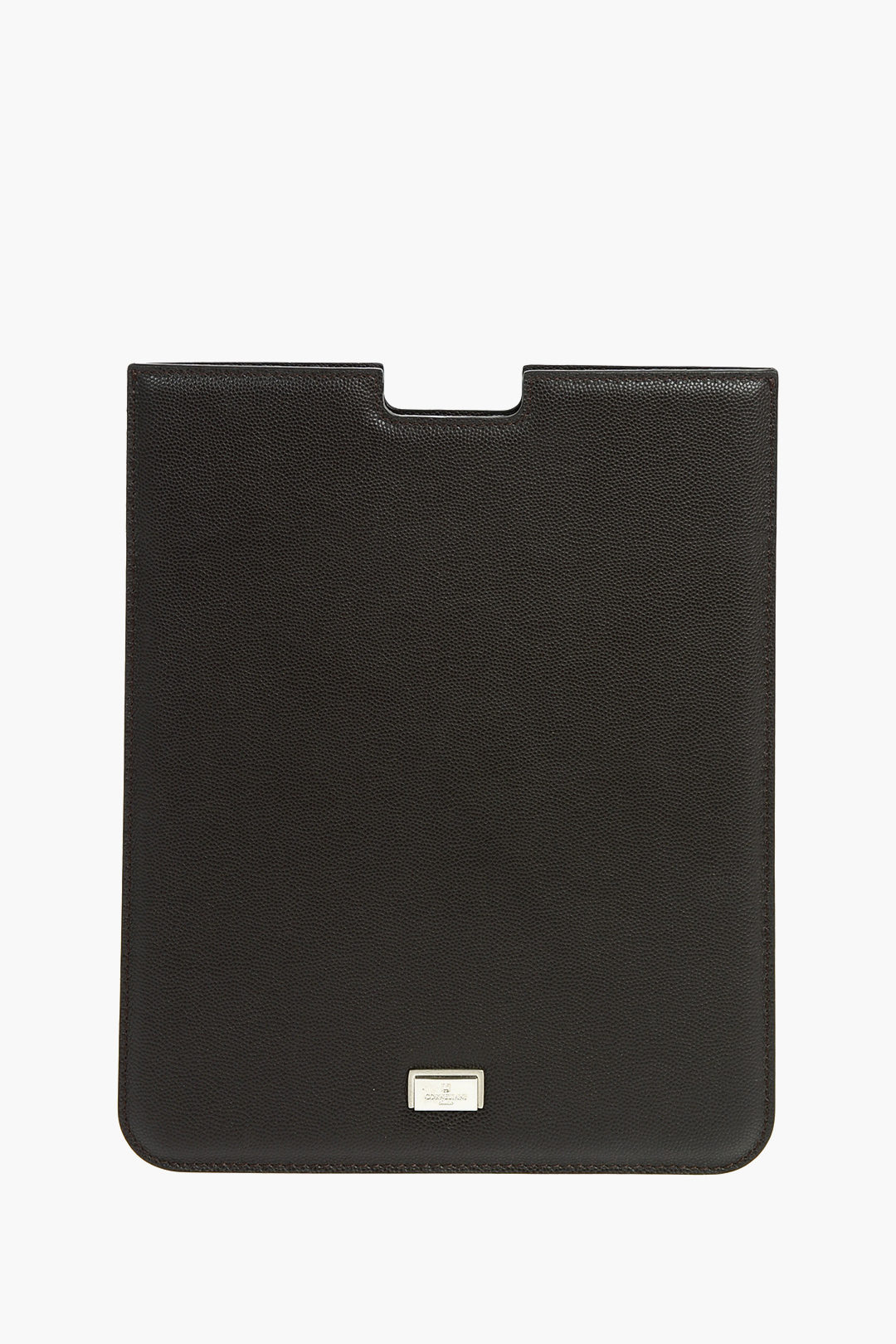 Corneliani Tumbled Leather Tablet Case men Glamood Outlet