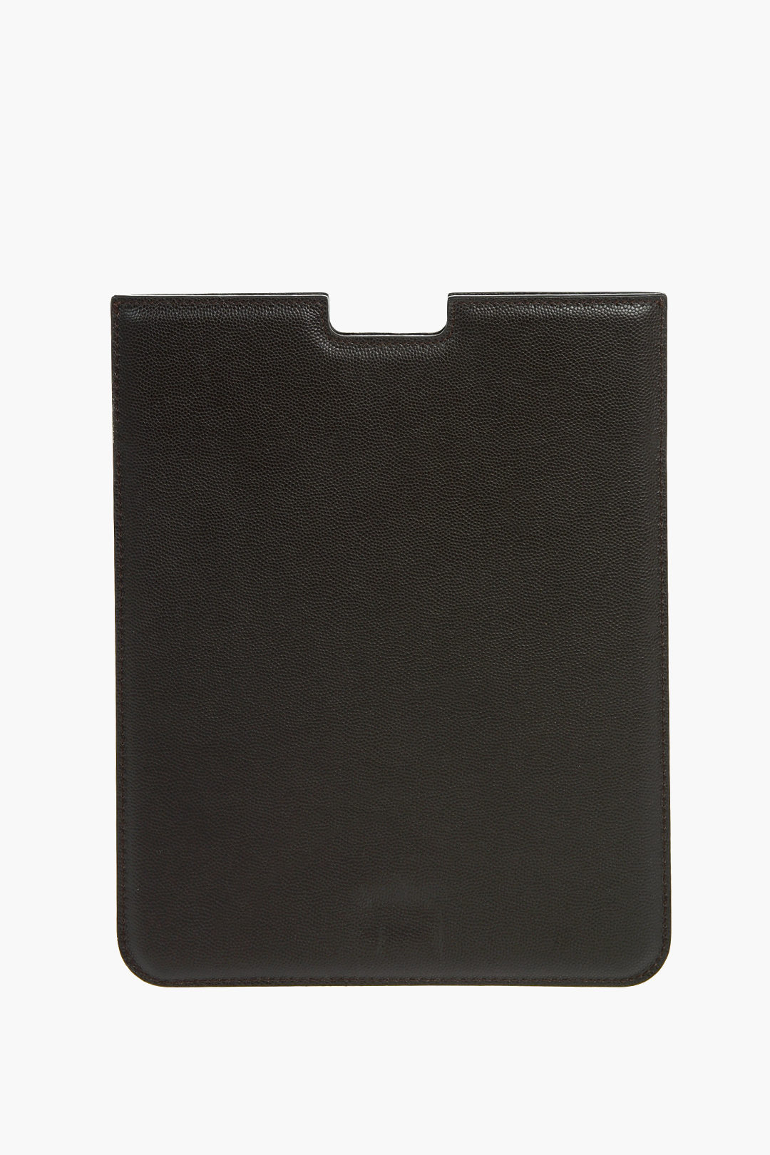 Corneliani Tumbled Leather Tablet Case men Glamood Outlet