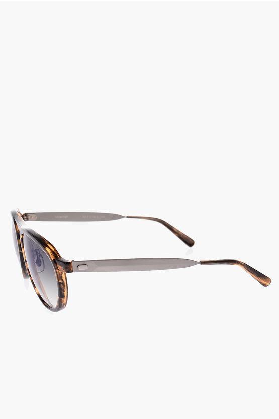 Turtle Printed Aviator Sunglasses