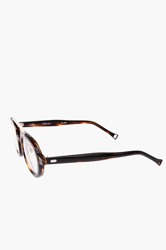 Turtle Printed Rounded Sunglasses
