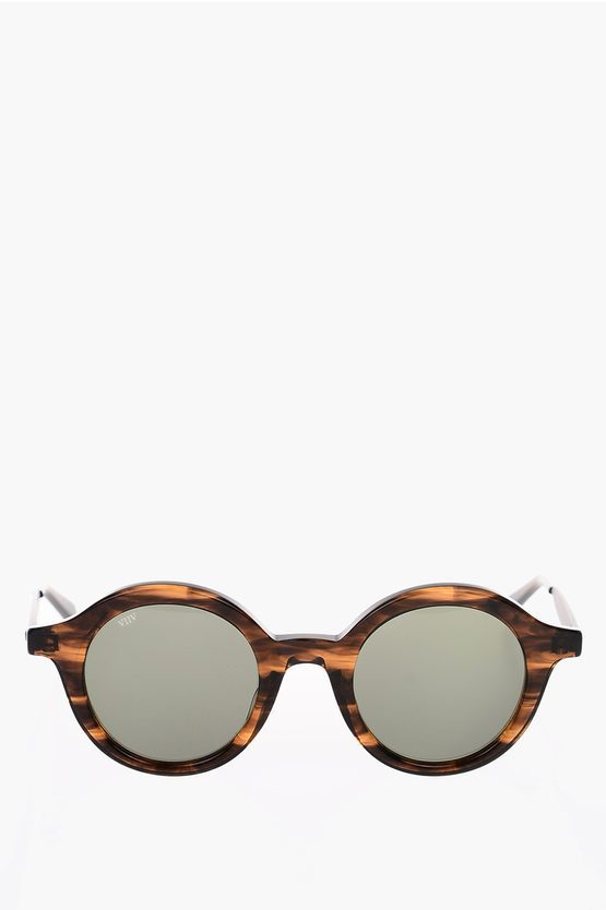 Oamc Turtle Printed Rounded Sunglasses In Multi