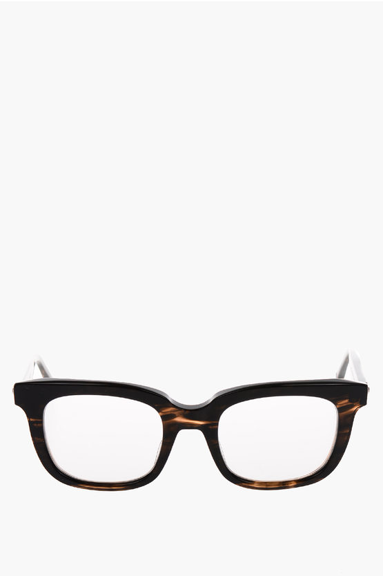 Oamc Turtle Printed Wayfarer Sunglasses In Black