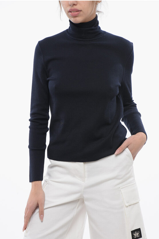 Shop Dior Turtleneck Cashmere And Silk Sweater
