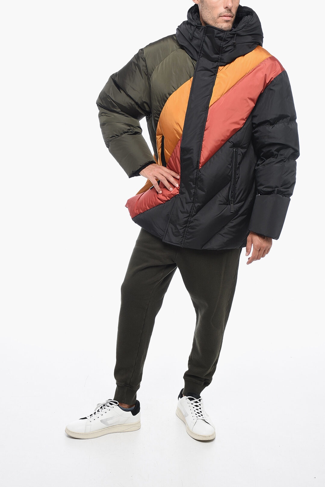 Dsquared2 Turtleneck Down Jacket with Hidden Placket men Glamood