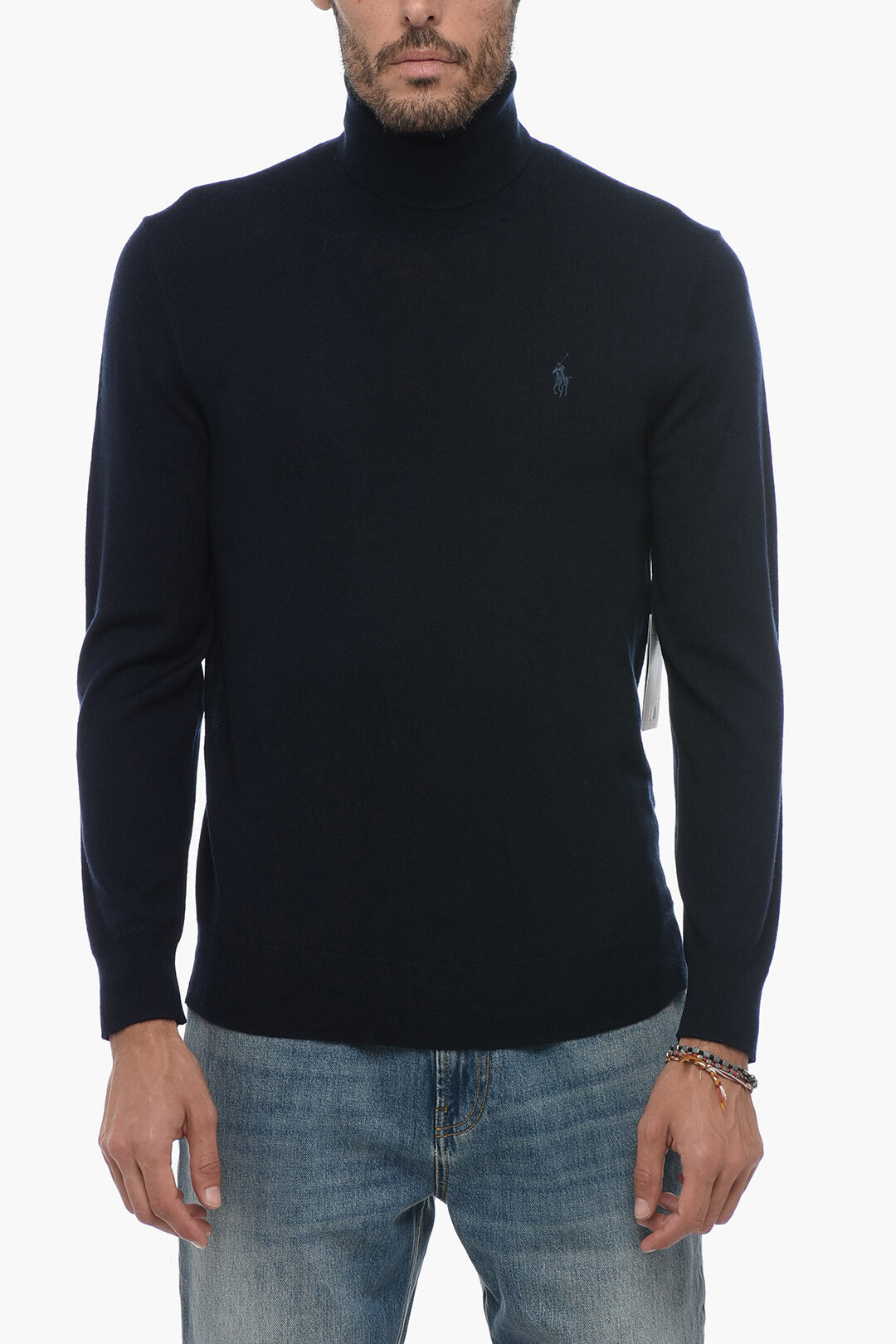 Polo Ralph Lauren Turtleneck Monochrome Merino Wool Sweater men Glamood Outlet