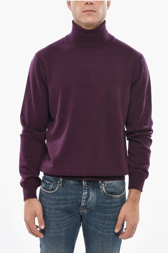 Malo Turtleneck Pure Cashmere Sweater In Multi