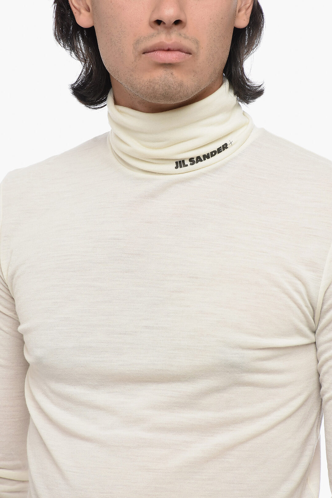 Jil Sander Turtleneck Tech Wool Sweater men Glamood Outlet