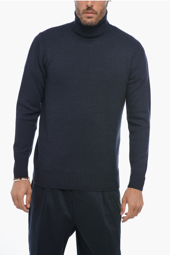 Shop Altea Turtleneck Virgin Wool Sweater