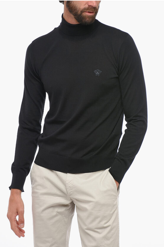 Turtleneck Wool Ble… - image