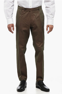パンツ BERWICH birds-eye taperd slacks 56 brown 13790554WC_14_f.jpg?impolicy=
