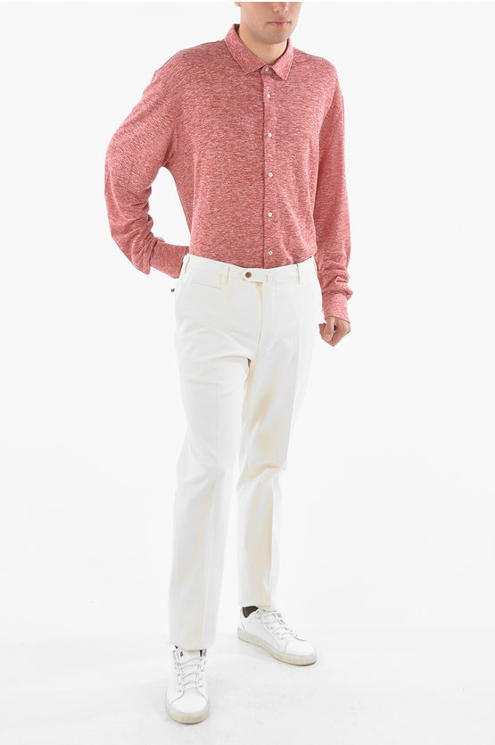 Corneliani Twill Cotton Stretch LEADER Chino Pants men Glamood Outlet