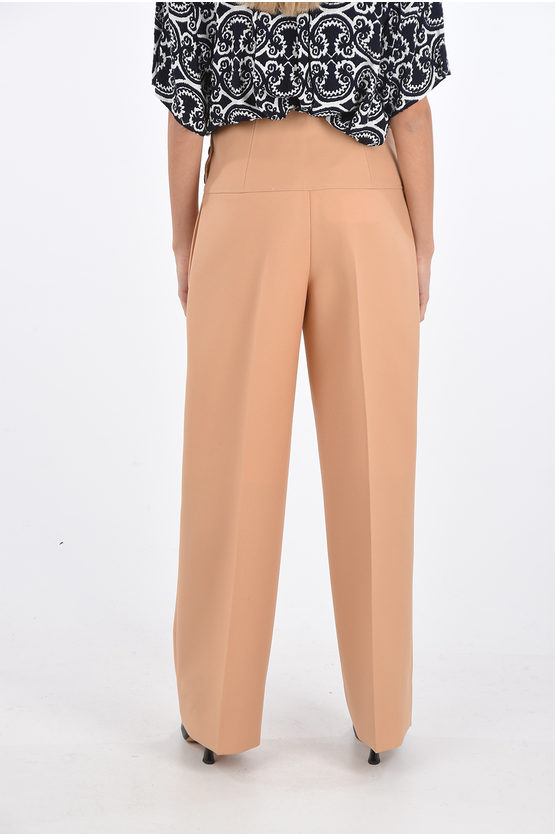 Jil Sander Twill Pants NINO with Side Closure women