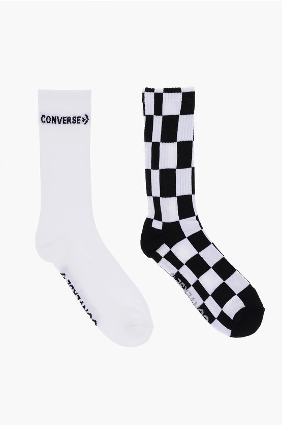 Shop Converse Two-tone 2 Pair Sock Set