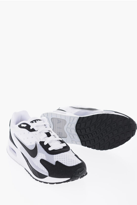 Nike Two-tone Air Max Solo Sneakers With Breathable Mesh Upper In White