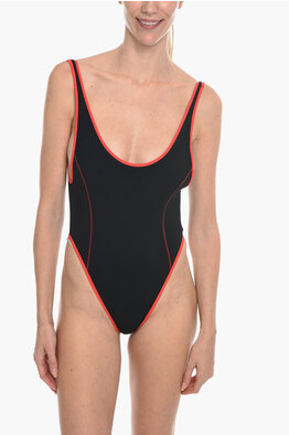 Diesel Stretch Fabric BFSW-TESSAH One Piece Swimsuit with Deep V-Neck women  - Glamood Outlet