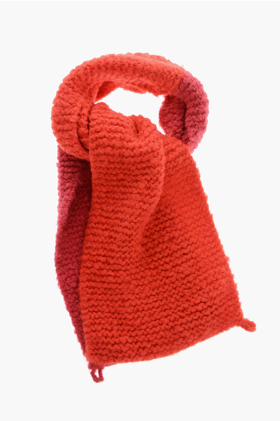 Daniela Gregis Two-tone Braided Scarf