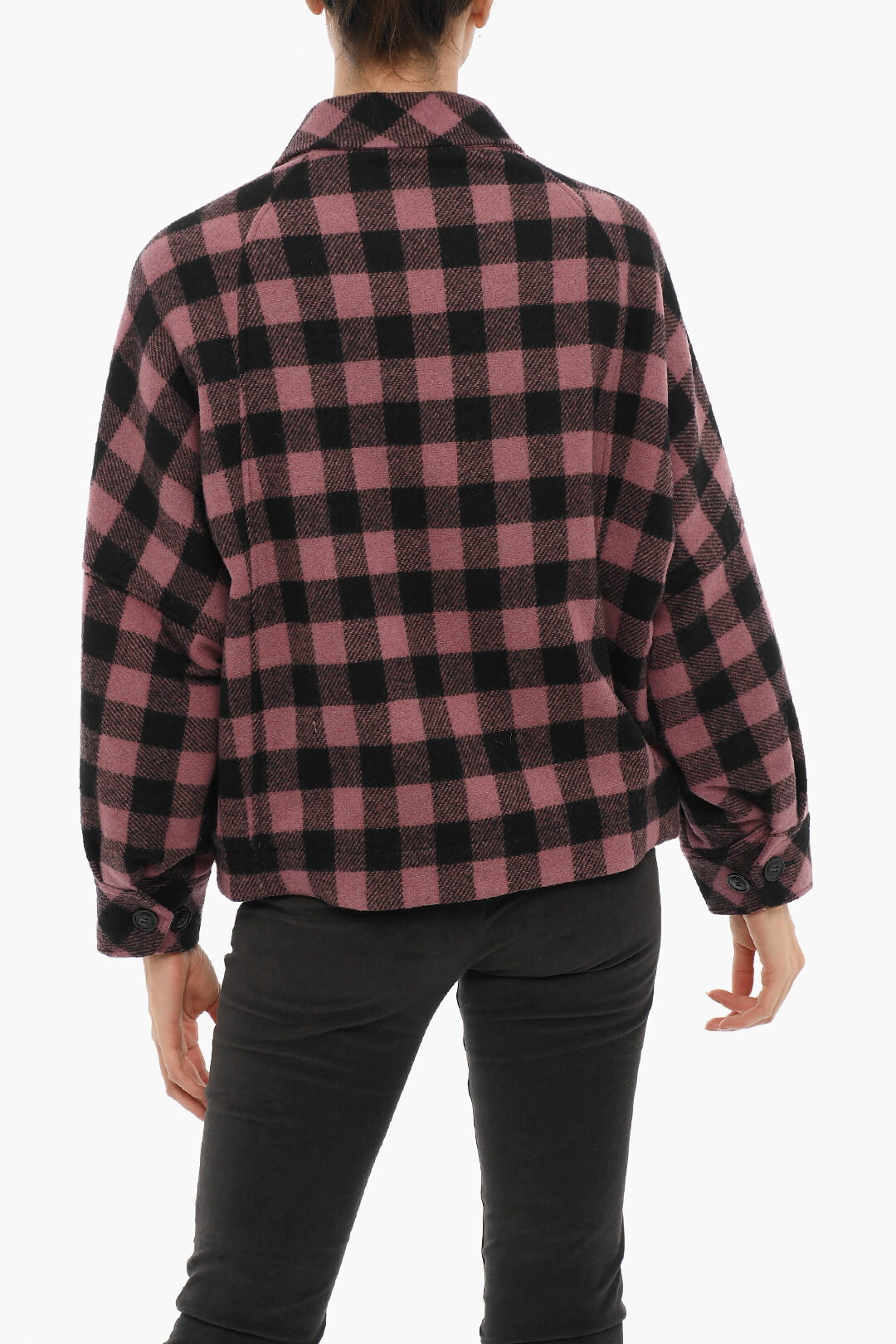 Woolrich Two-Tone Buffalo Checked Jacket with Zip Closure and Breast Pocket  women - Glamood Outlet