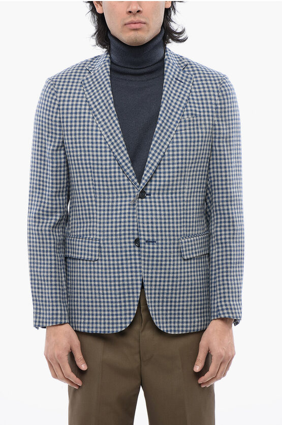 Nino Danieli Two-tone Checked Blazer