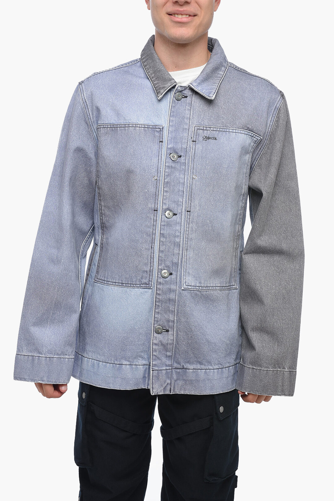 Objects IV Life Two-Tone Denim Jacket men - Glamood Outlet