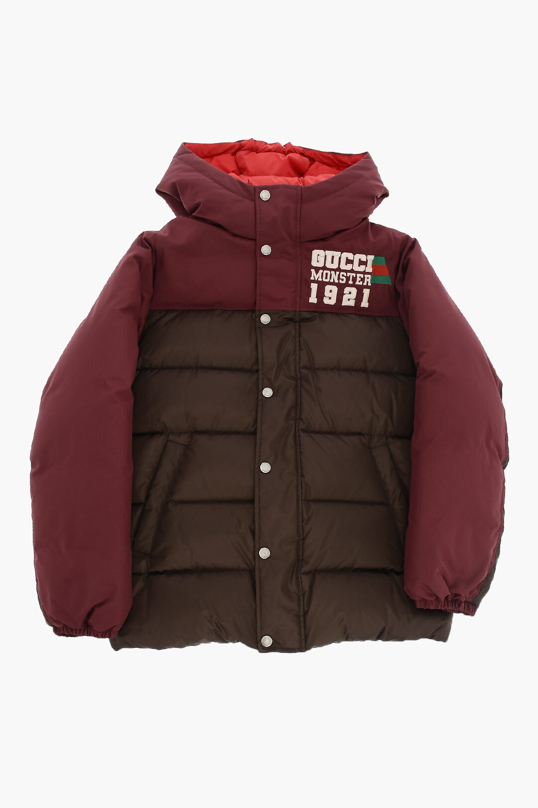 Gucci Kids Two-Tone Down Jacket with Logo-Buttons boys - Glamood 