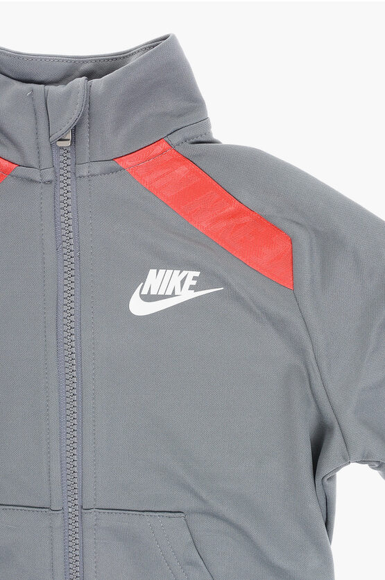 Two-Tone Fleeced-Fabric Joggers and Sweatshirt Set