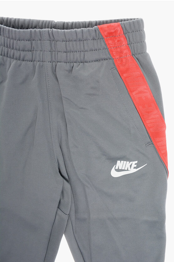 Two-Tone Fleeced-Fabric Joggers and Sweatshirt Set