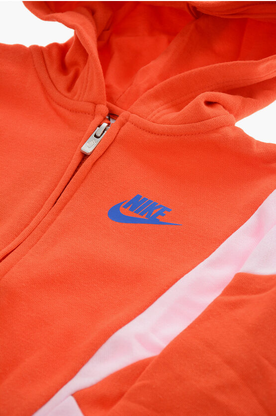 Two-Tone Hoodie SWOOSH with Zip Closure