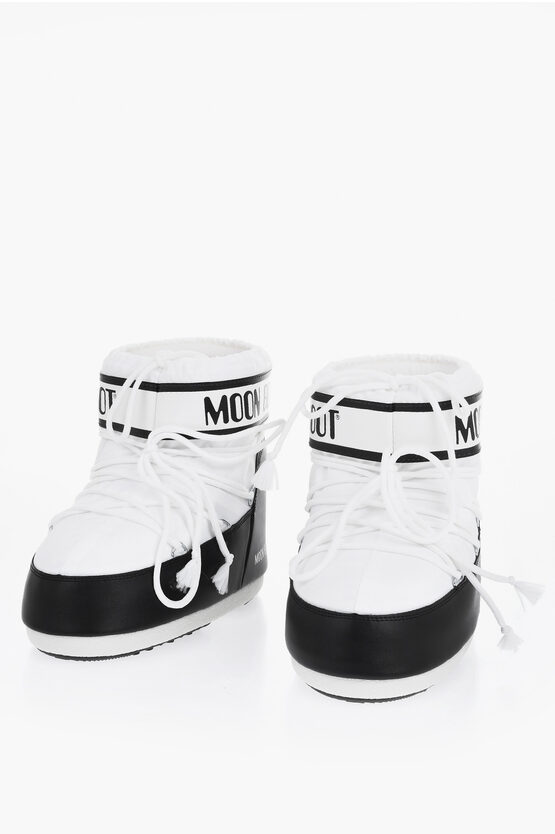 Moon Boot Two-tone Icon Low Snow Boots With Anti-slip Sole In Multi