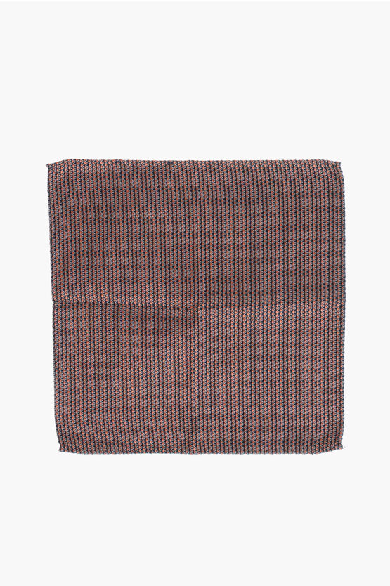 Dsquared2 Two-tone Jacquard Silk Pocket Square