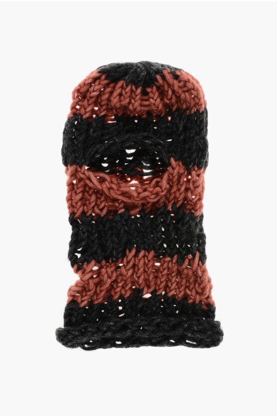 C.rusade Two-tone Knitted Balaclava