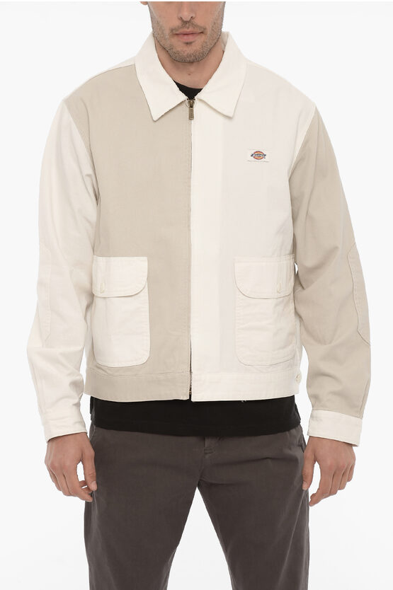 Dickies Two-tone Lightweight Jacket With Zip Closure In Multi